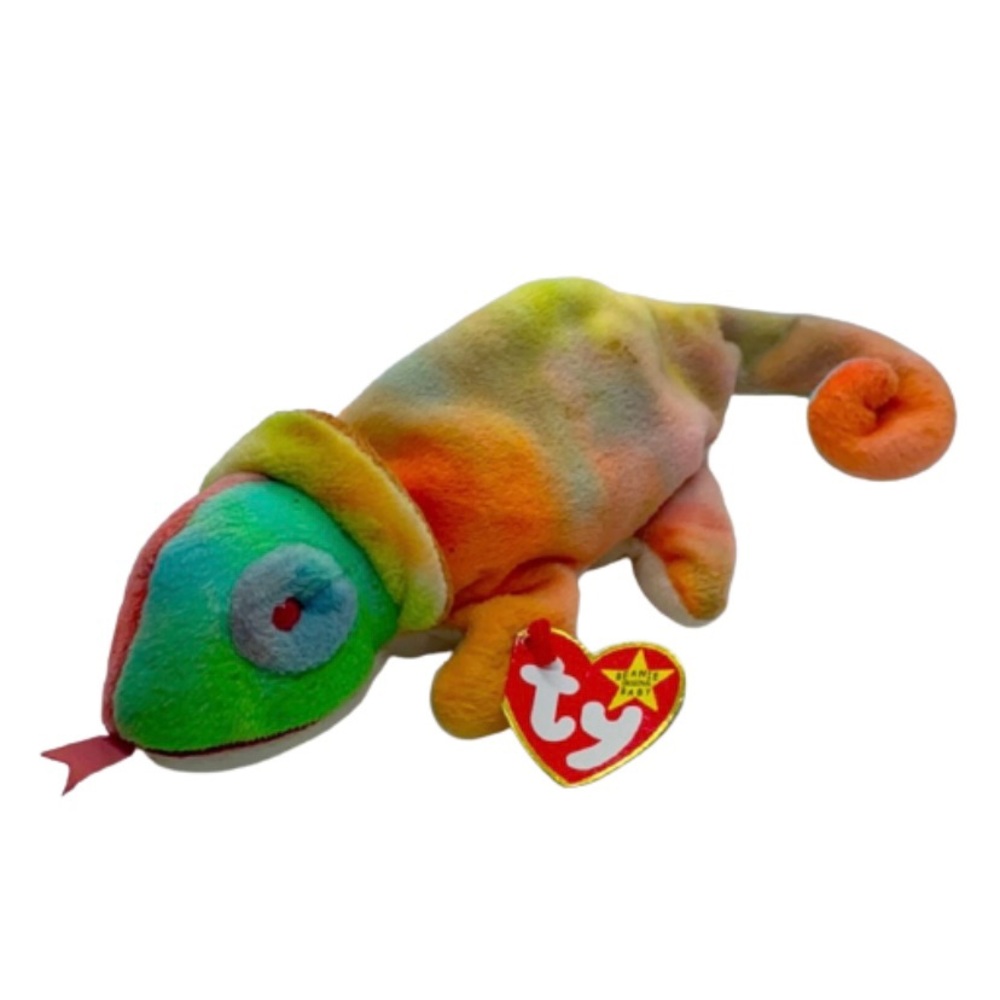 Beanie Babies : Rainbow the Iguana